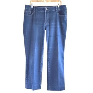 CHICO'S Platinum Bootcut Jeans Size 16 (2.5 ) Dark Wash Stretch